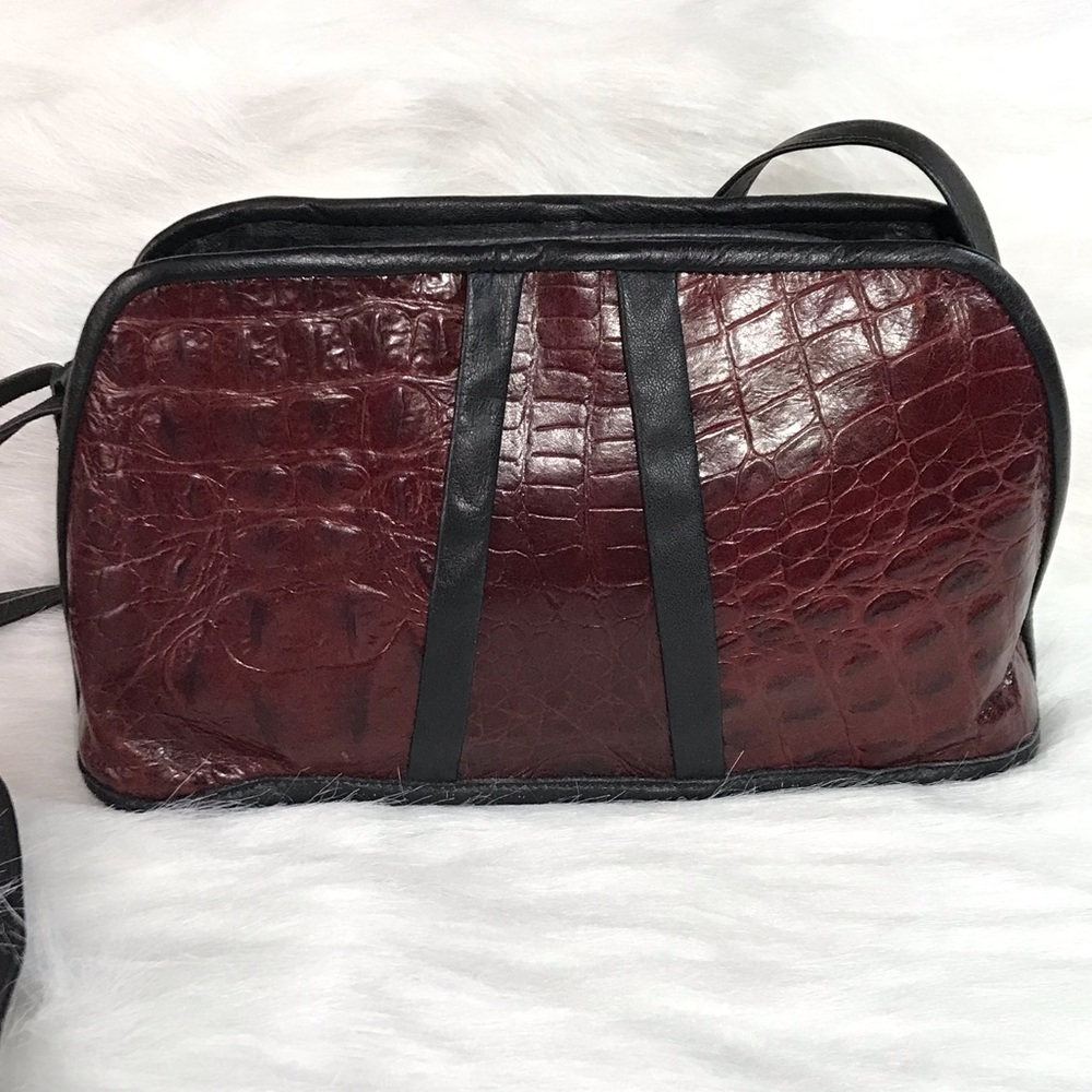 Talon☀️Vintage burgundy leather crossbody